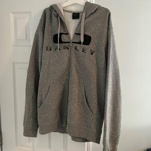 Oakley full zip fleece hoodie